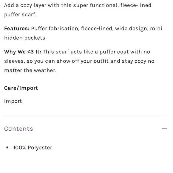 Free People Downhill Puffer Scarf - Picture 8 of 9